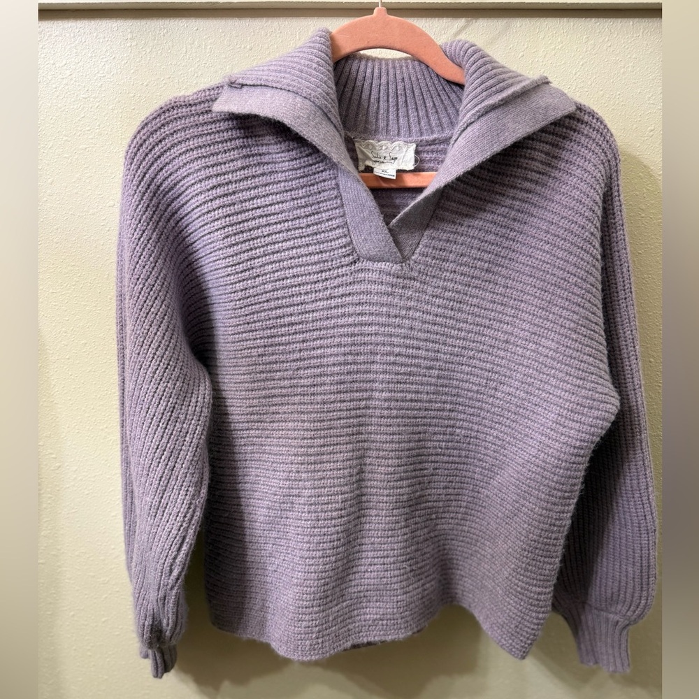 Girls Purple Sweater